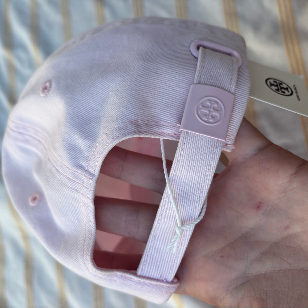Tory Burch Pastel Pink Logo Baseball Cap - Picture 7 of 8